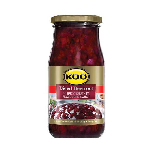 Koo Diced Betroot In Spicy Chutney Flavoured Sauce